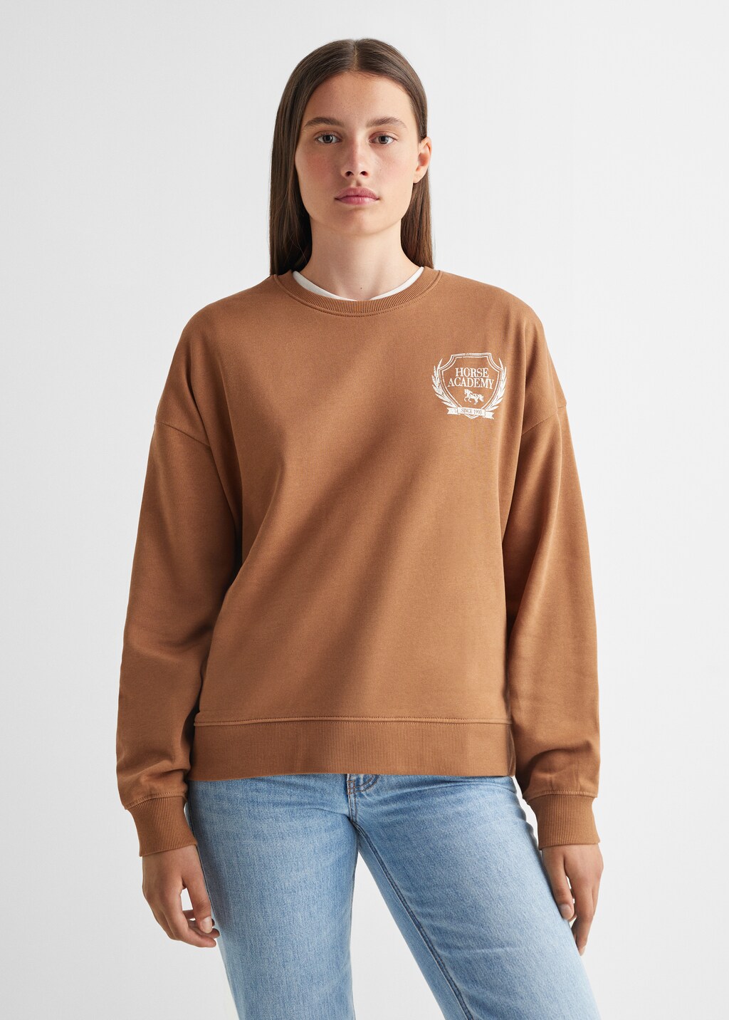 Printed message sweatshirt - Medium plane