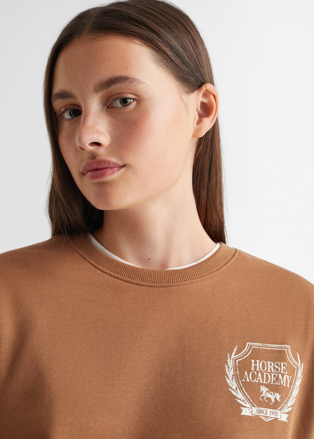 Printed message sweatshirt - Details of the article 1