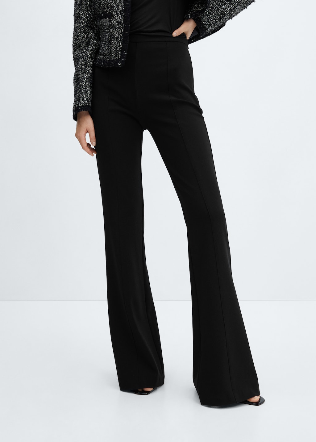 Flared trousers - Medium plane