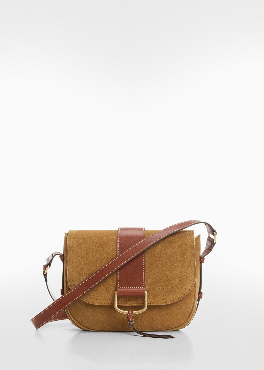 Leather crossbody bag - Article without model