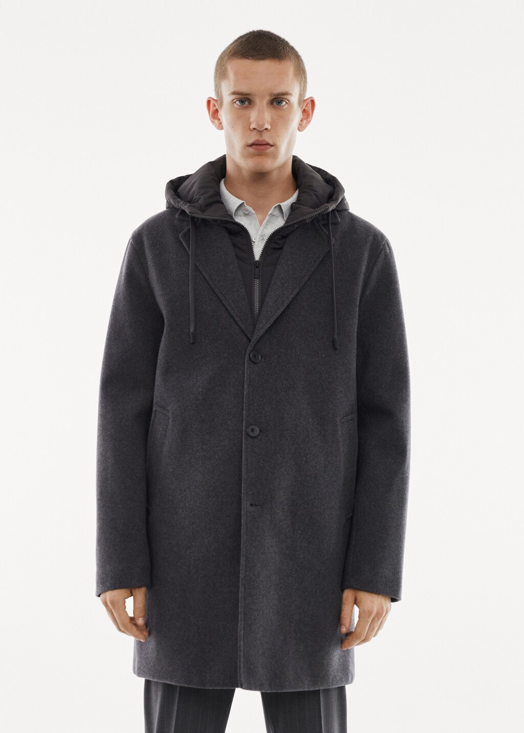 Mens wool parka with hood best sale