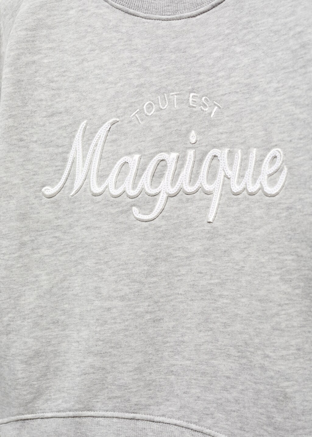 Embroidered message sweatshirt - Details of the article 8