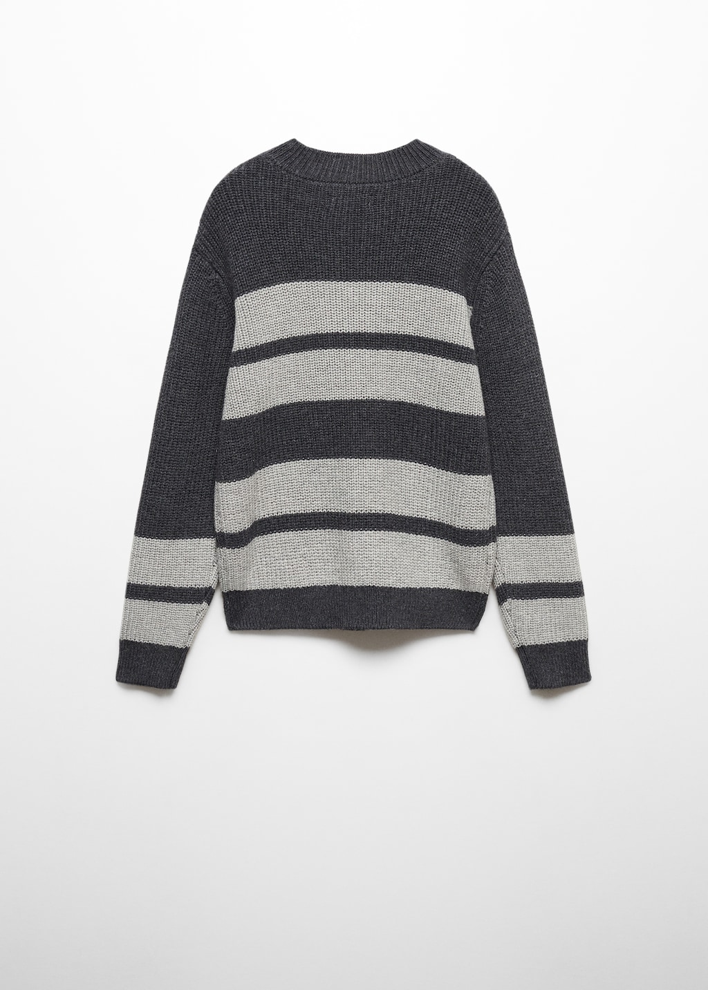 Striped knit sweater - Reverse of the article