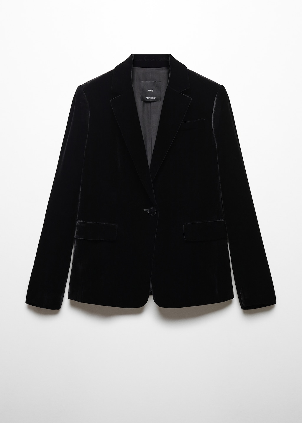 Velvet suit blazer - Article without model