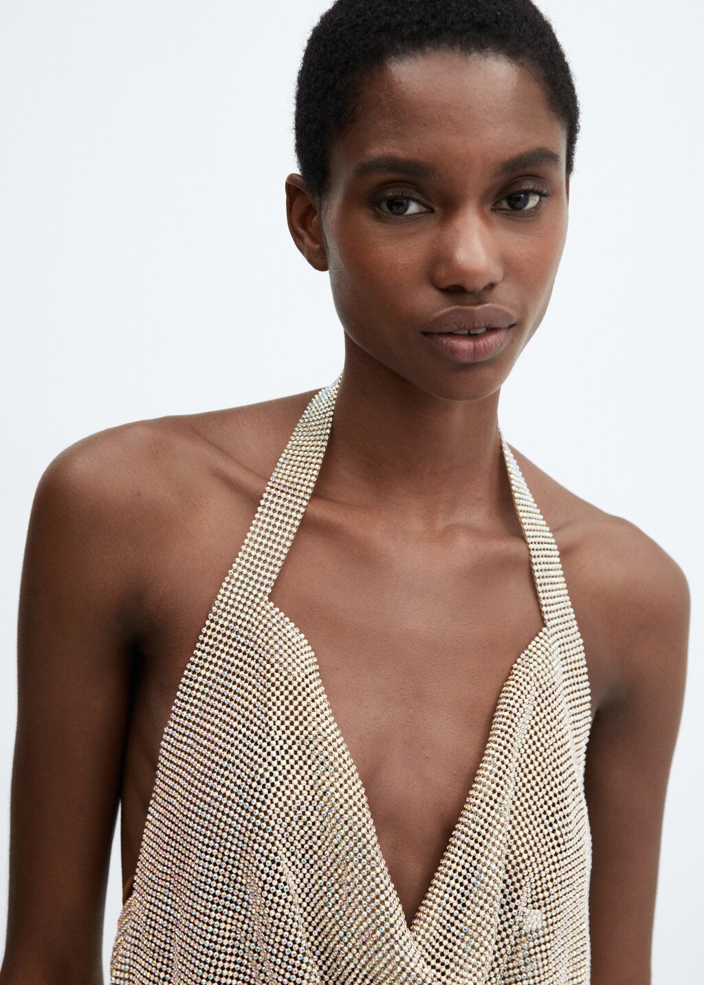 Crystal mesh dress - Details of the article 1