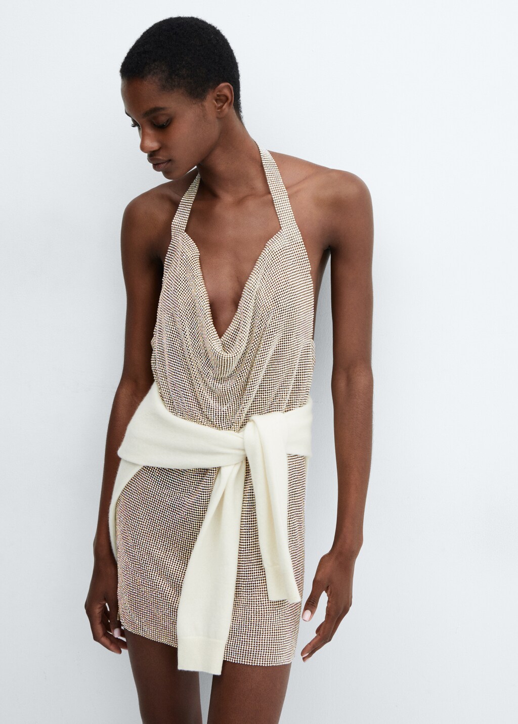 Crystal mesh dress - Details of the article 2