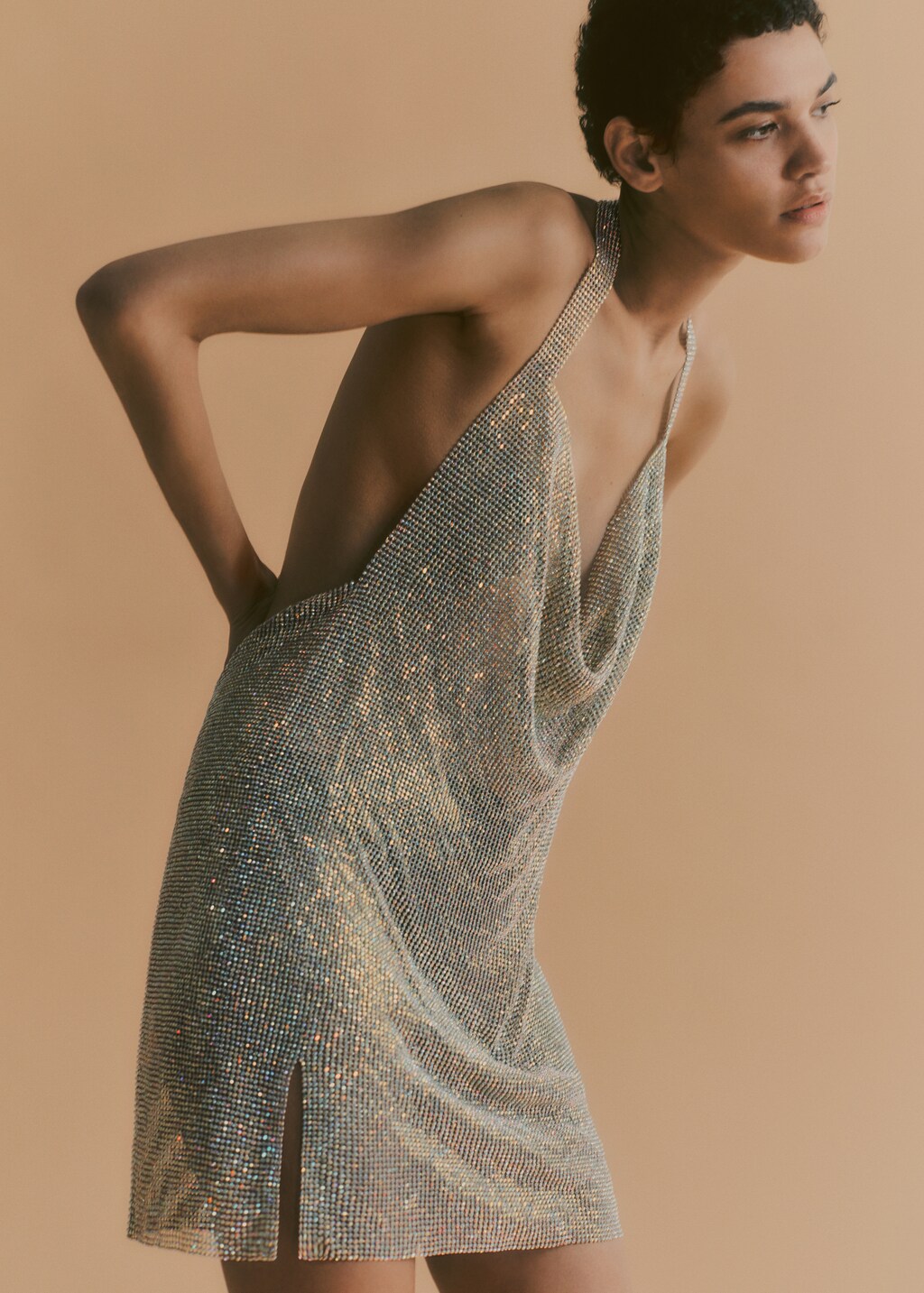 Crystal mesh dress - Details of the article 6