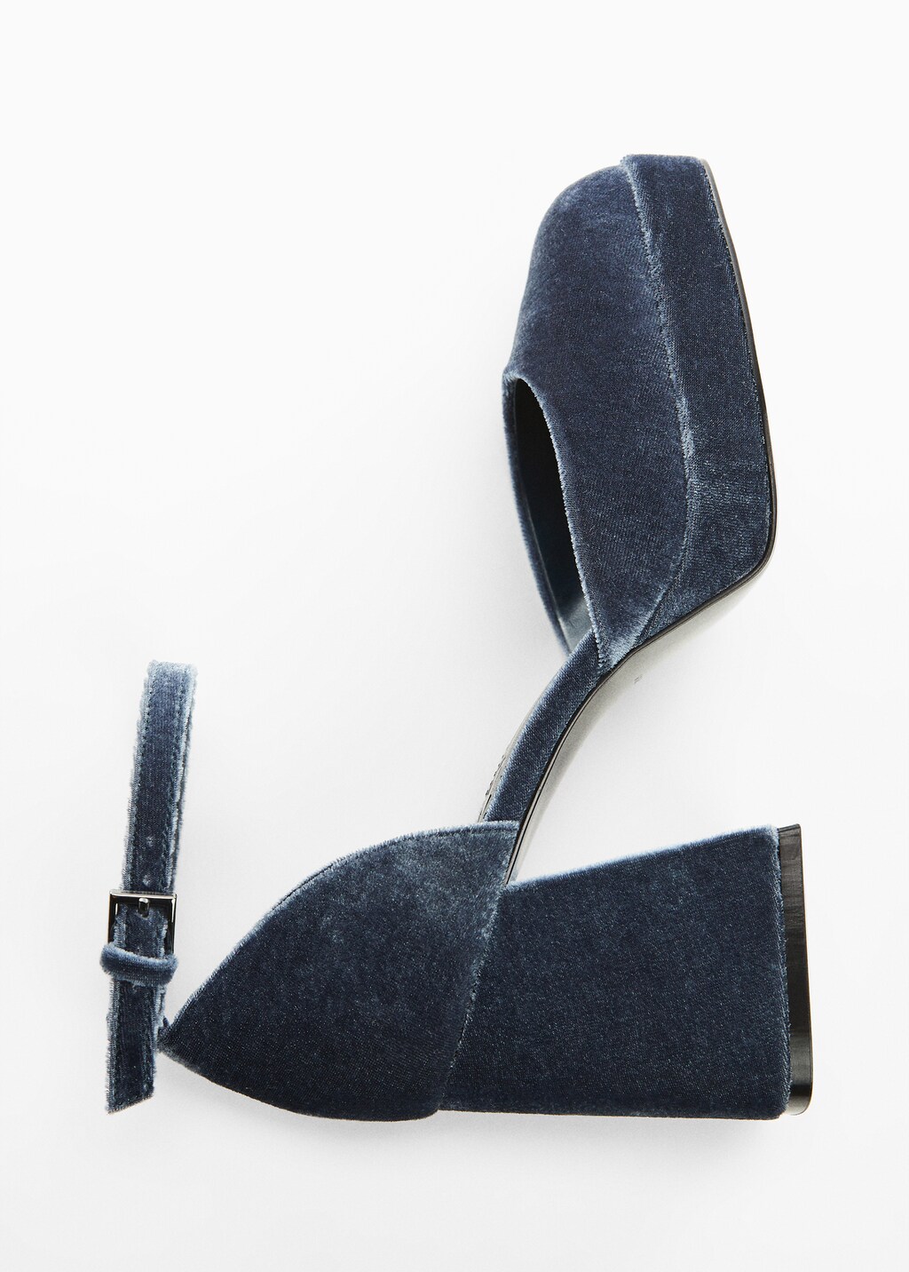 Velvet heeled shoes - Details of the article 5