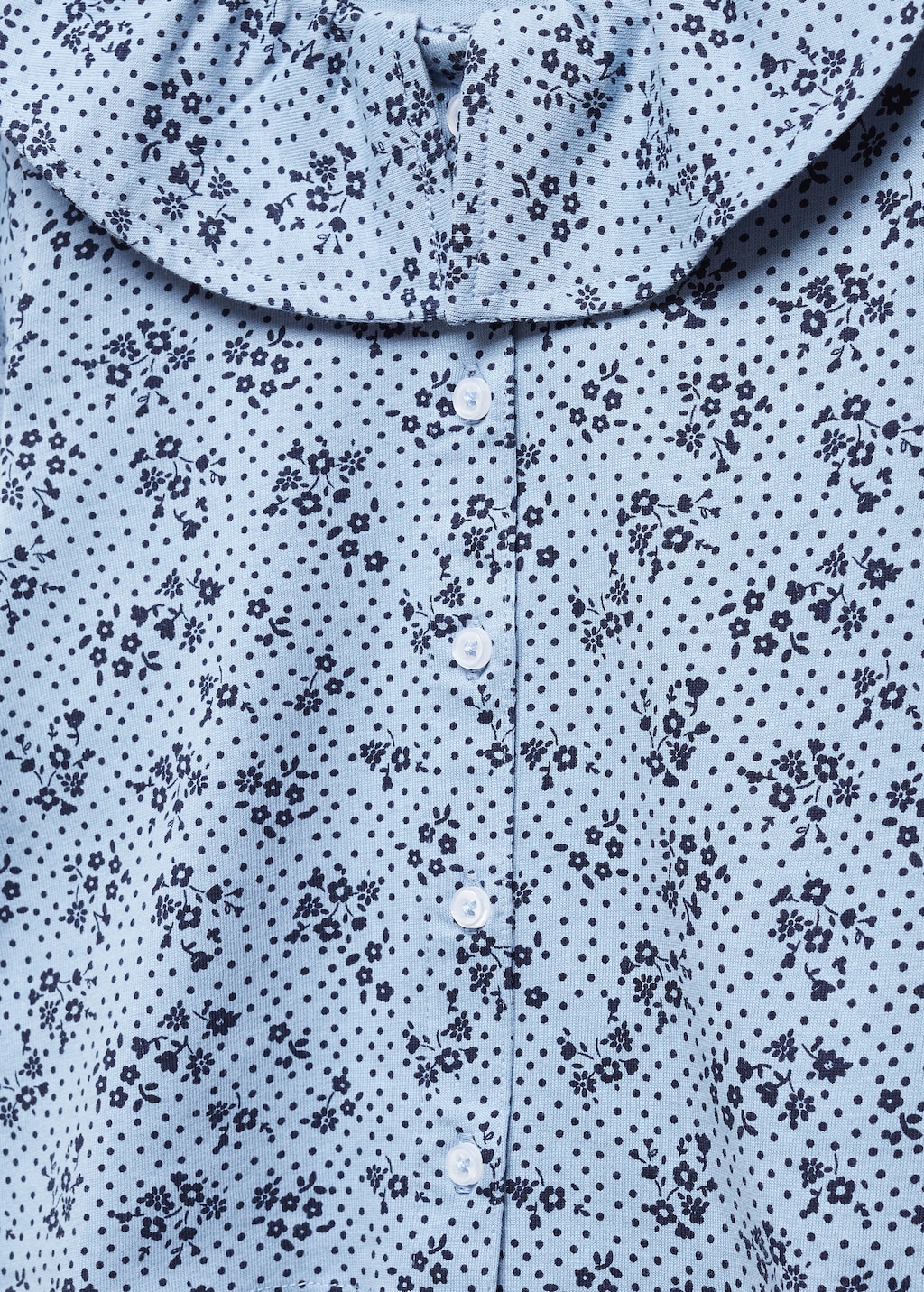 Printed cotton pajamas - Details of the article 0