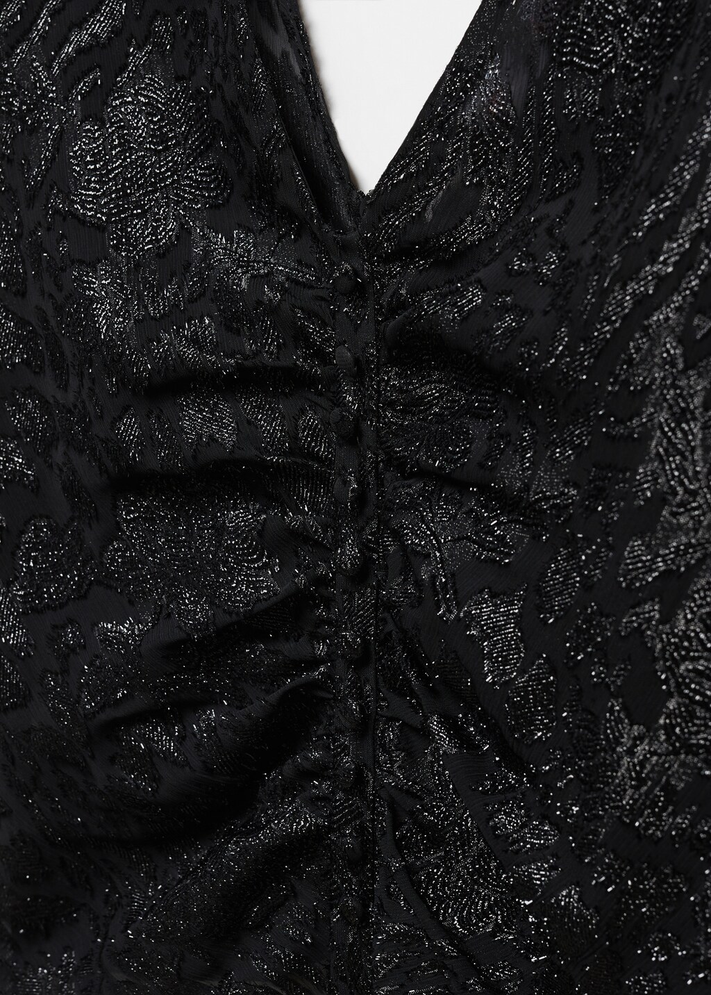 Lurex jacquard blouse - Details of the article 8