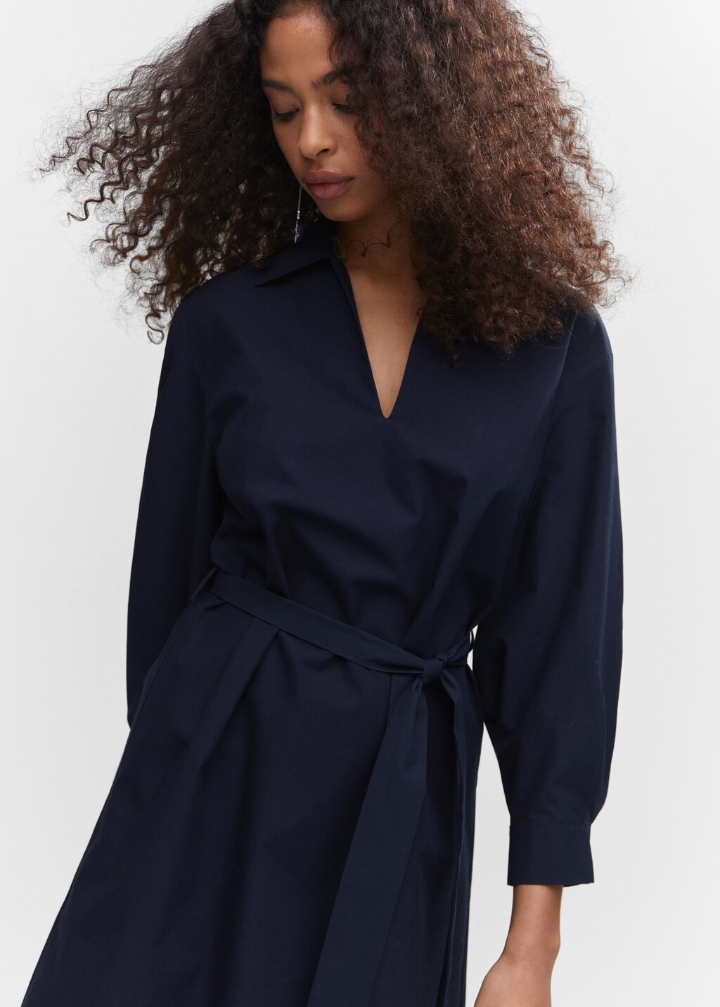 Bow shirt dress - Details of the article 1