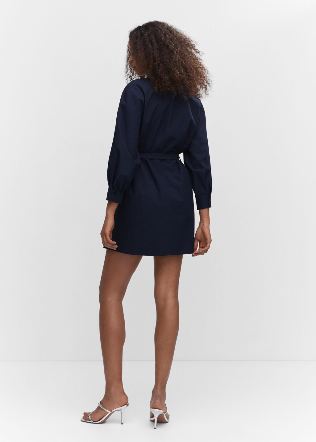 Bow shirt dress - Reverse of the article