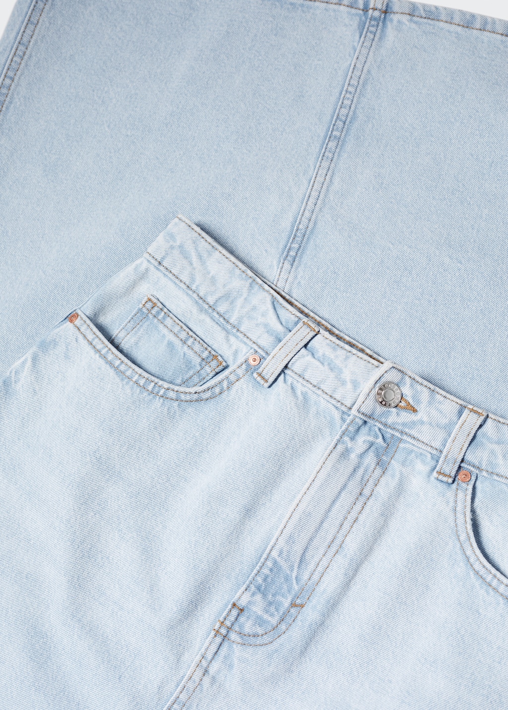 Jeansrock mit Schlitz - Detail des Artikels 8