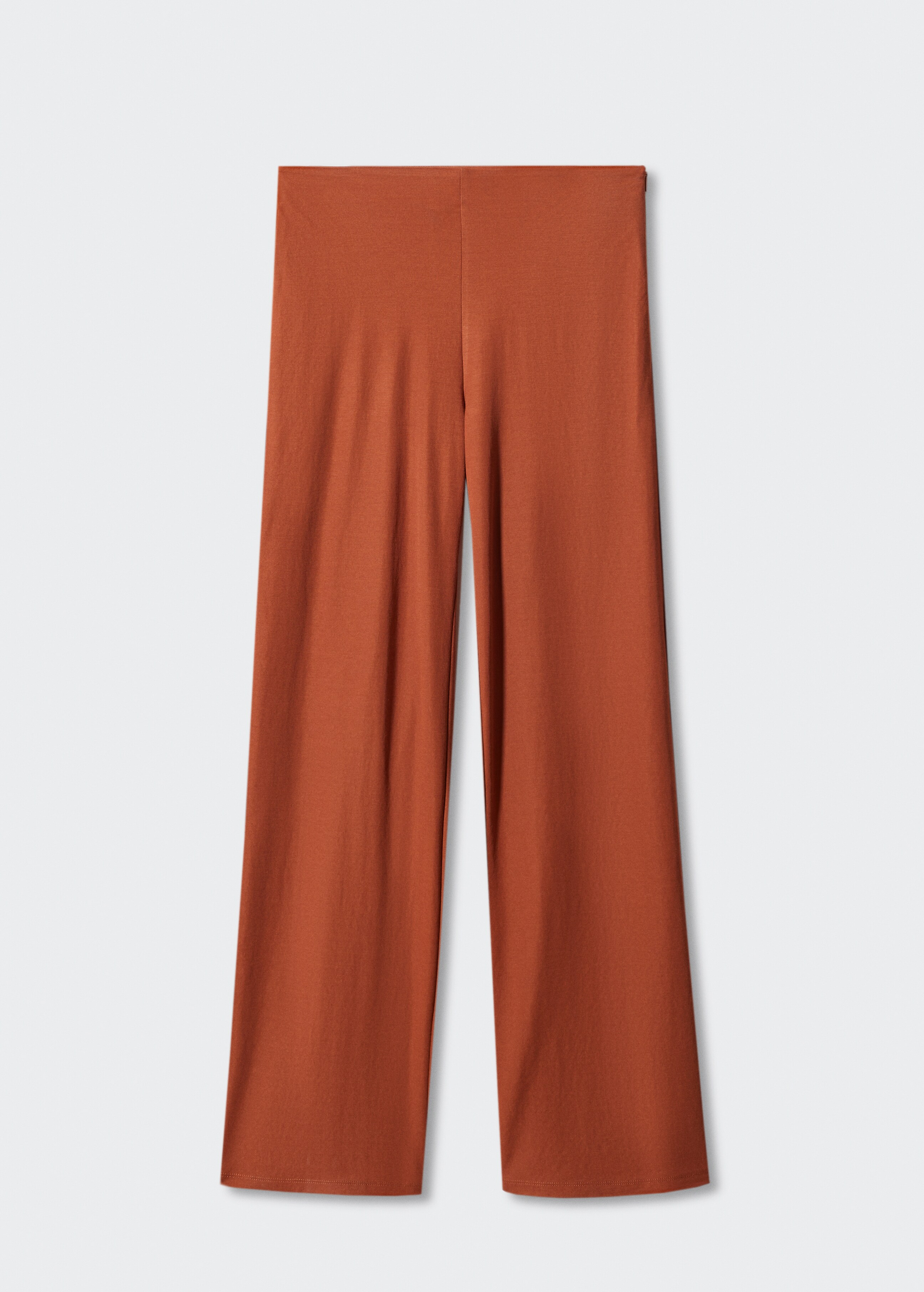 Úpletové kalhoty se širokými nohavicemi  - Zboží bez modelu