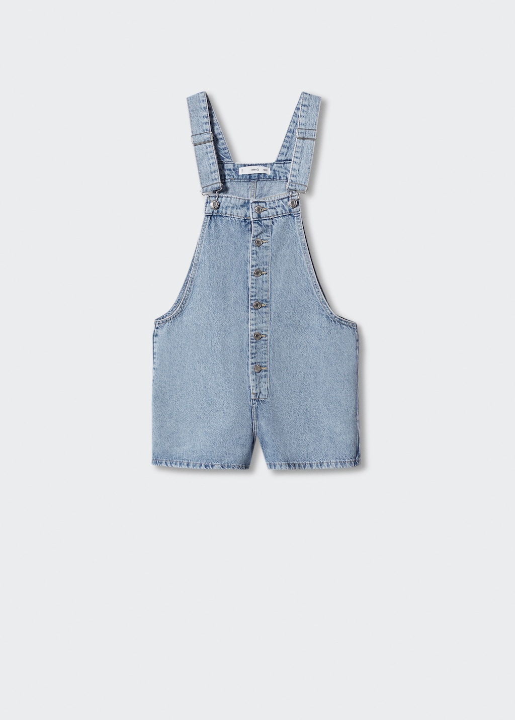 Denim button-down dungarees - Article without model