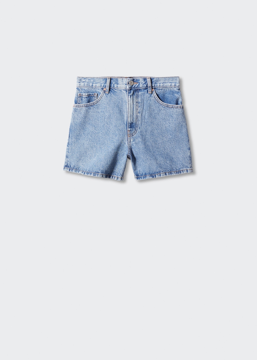 High-rise denim shorts - Article without model