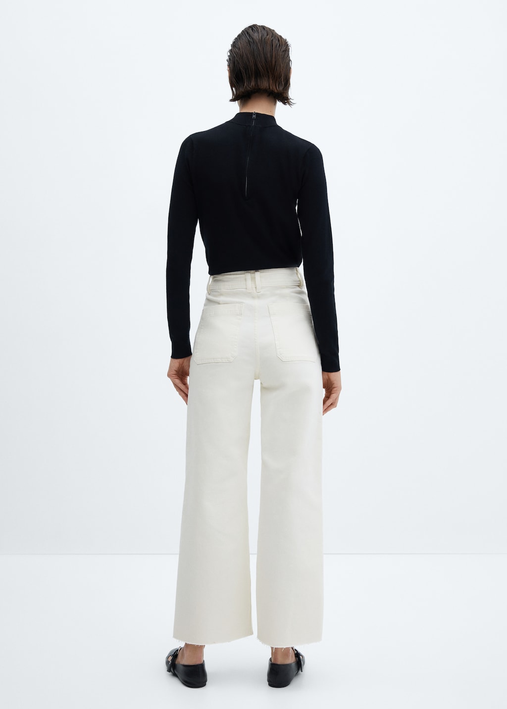 Catherin high-rise culotte jeans - Reverse of the article