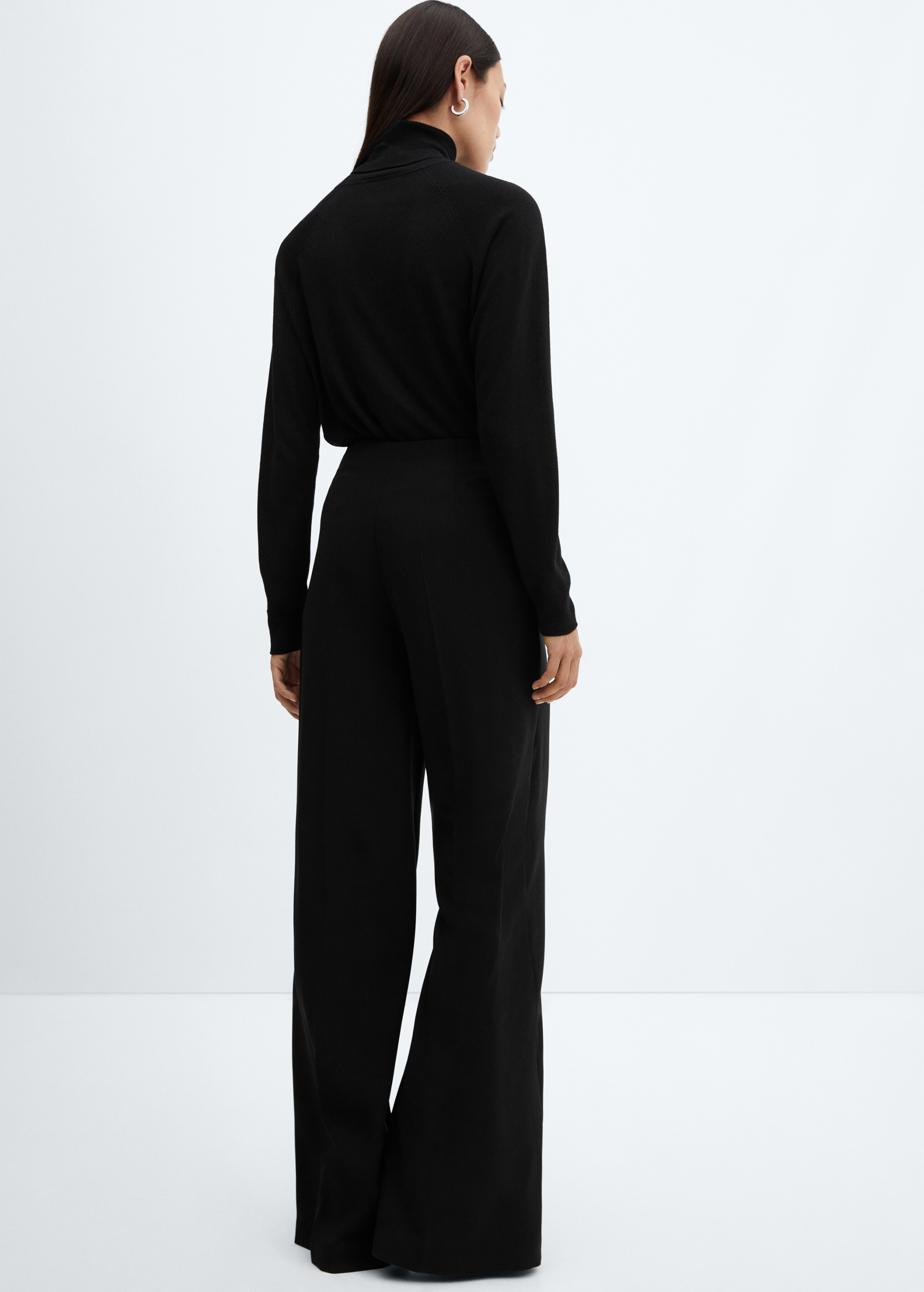 High-waist palazzo pants - Reverse of the article