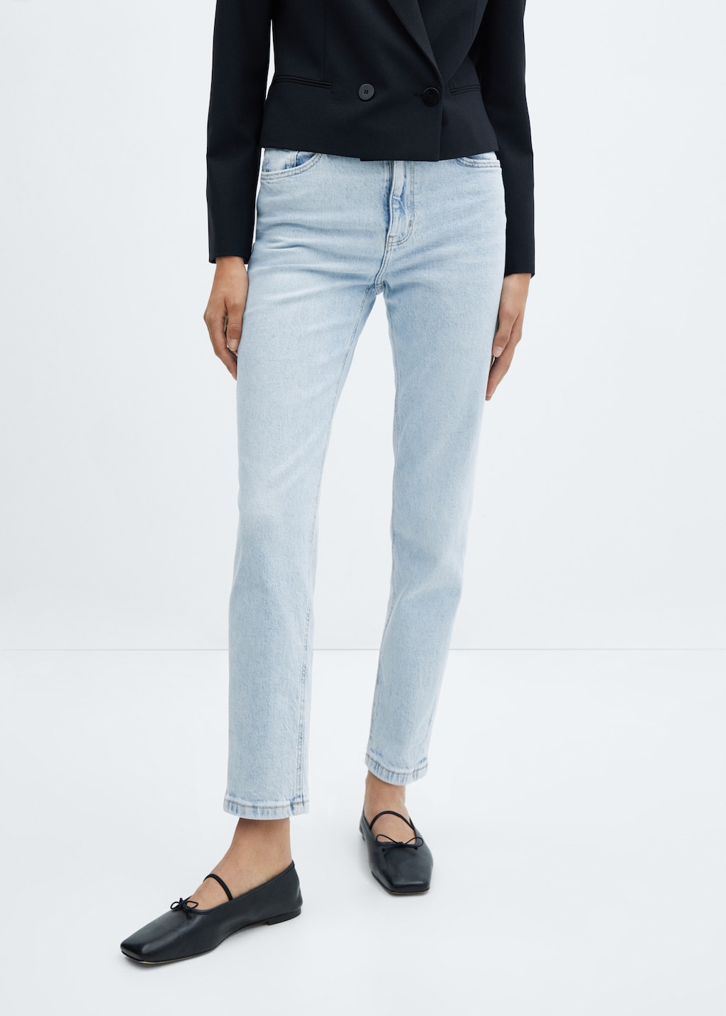 Newmom comfort high-rise jeans - Medium plane