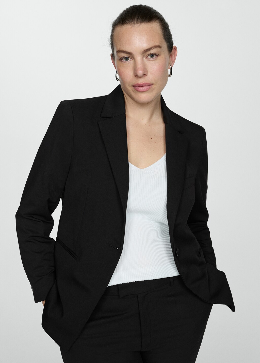 Fitted suit jacket - Details of the article 5