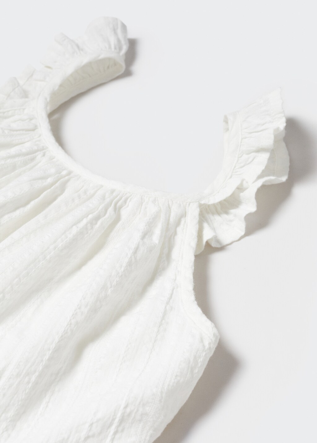 Frill cotton dress - Details of the article 8