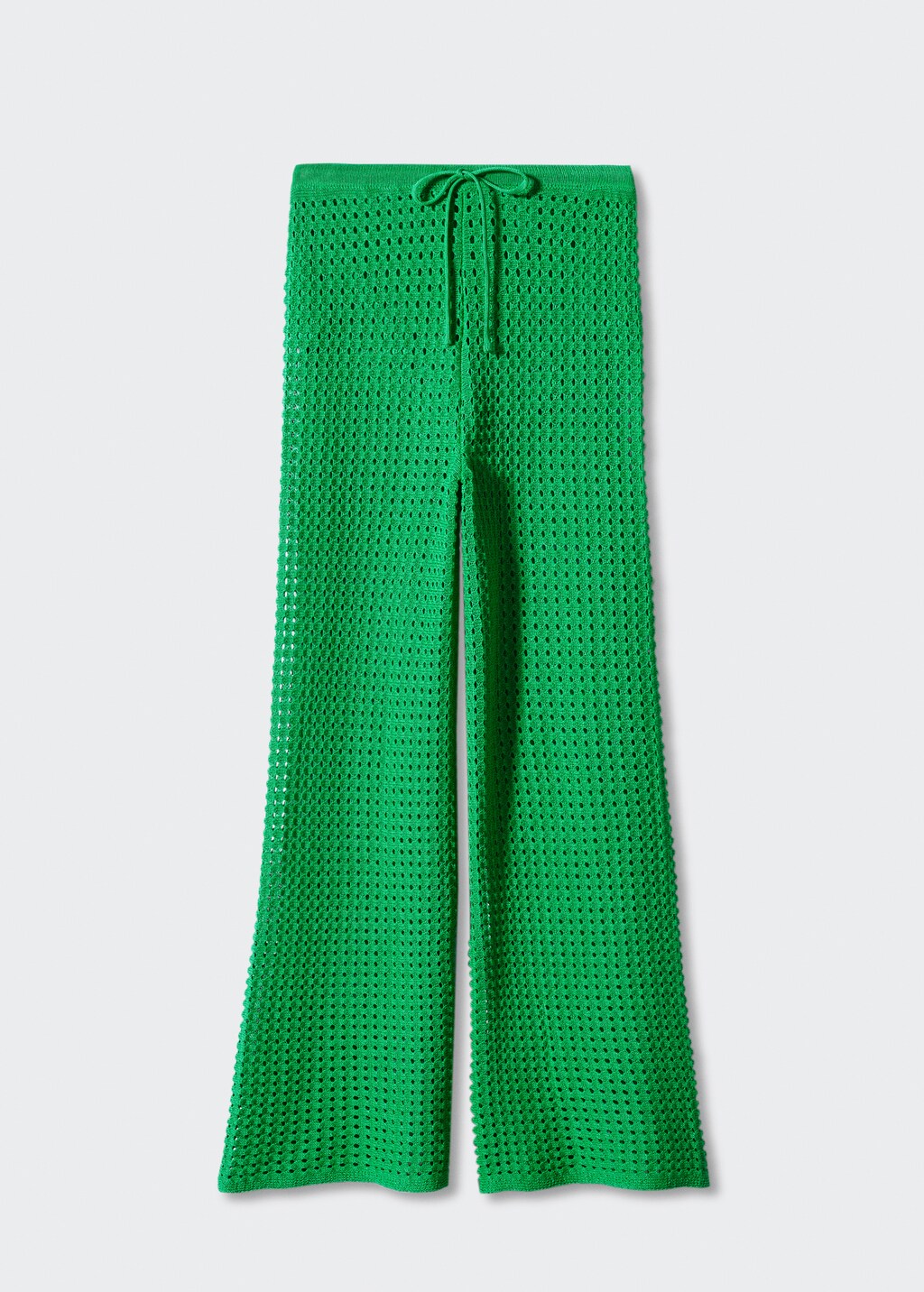 Openwork knit trousers - Article without model