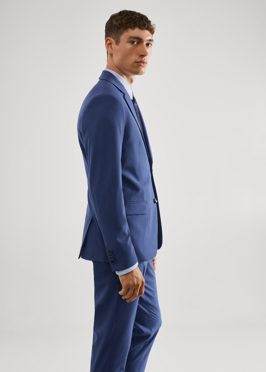 Super slim-fit blazer van stretch stof - Detail van het artikel 2