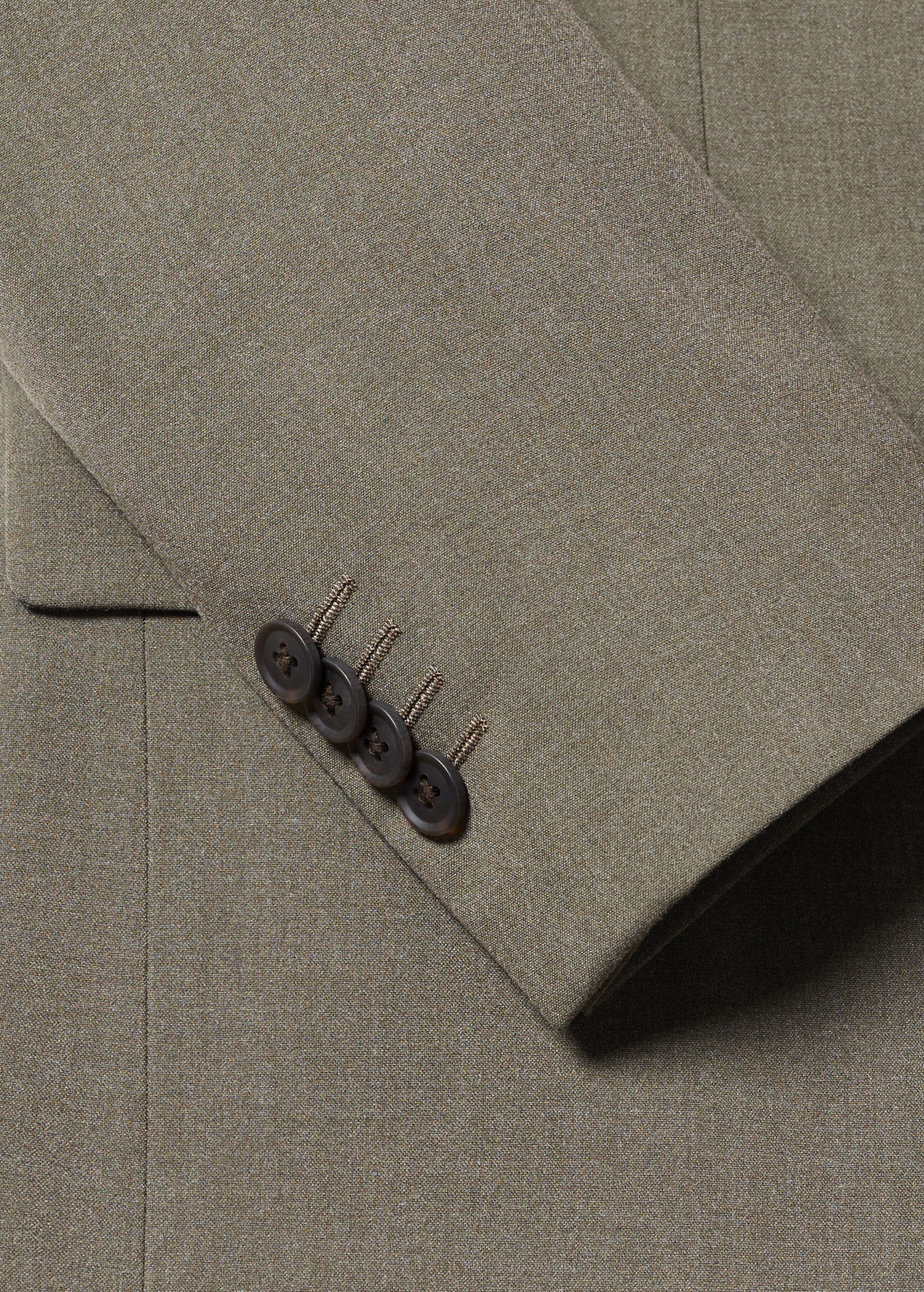 Stretch fabric slim-fit suit jacket - Details of the article 8