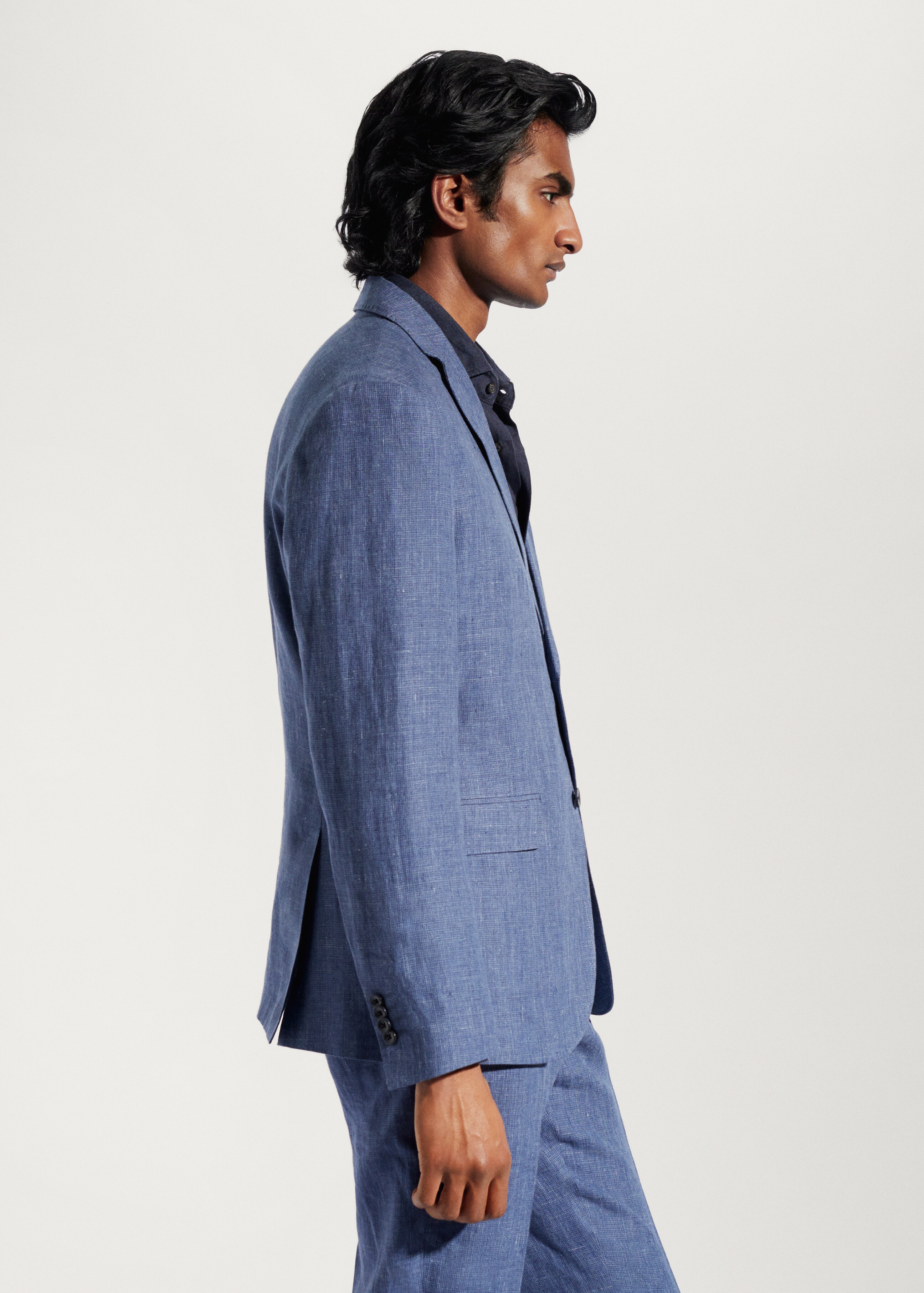 100% linen suit blazer - Details of the article 2