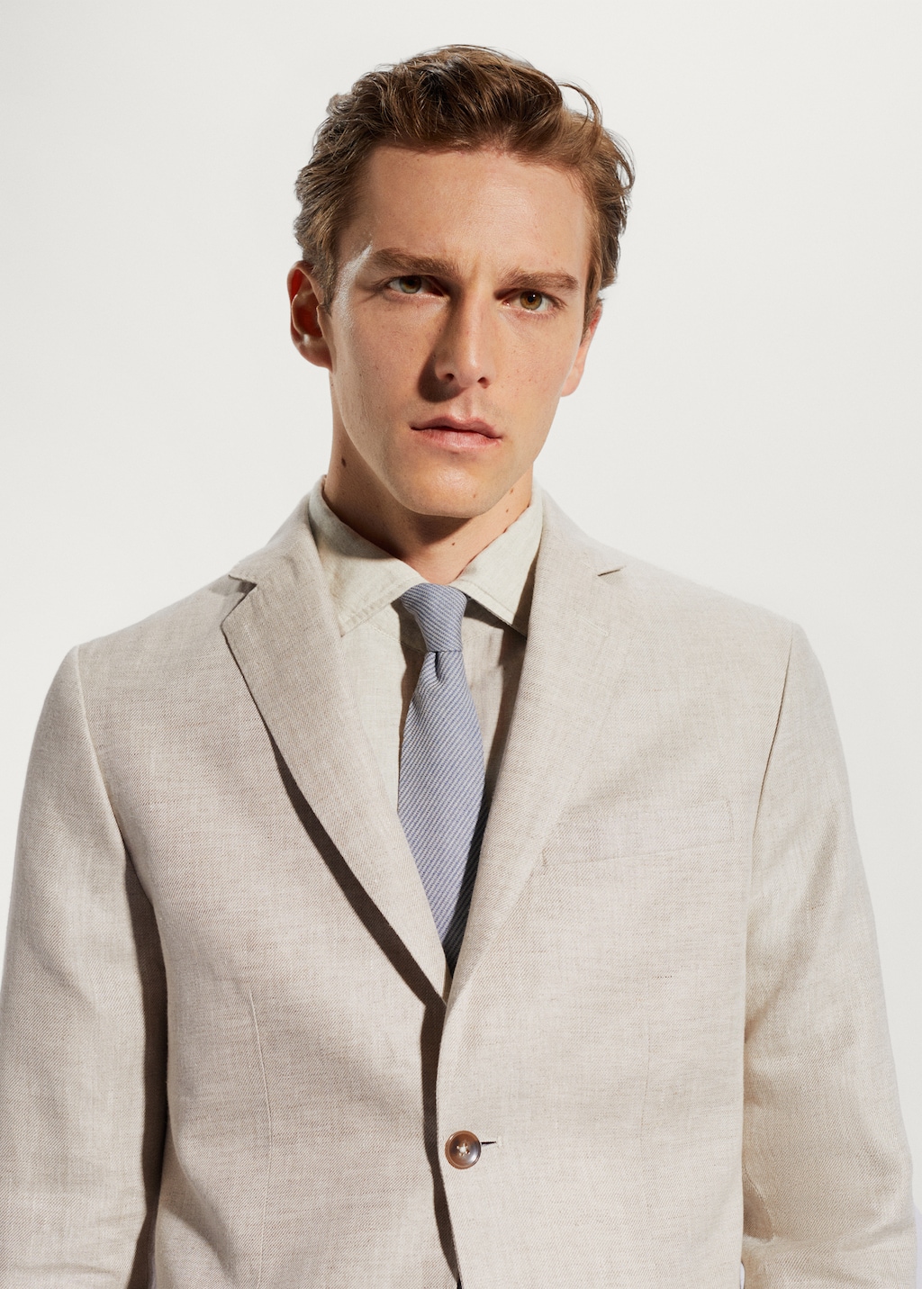 Blazer suit 100% linen - Details of the article 1