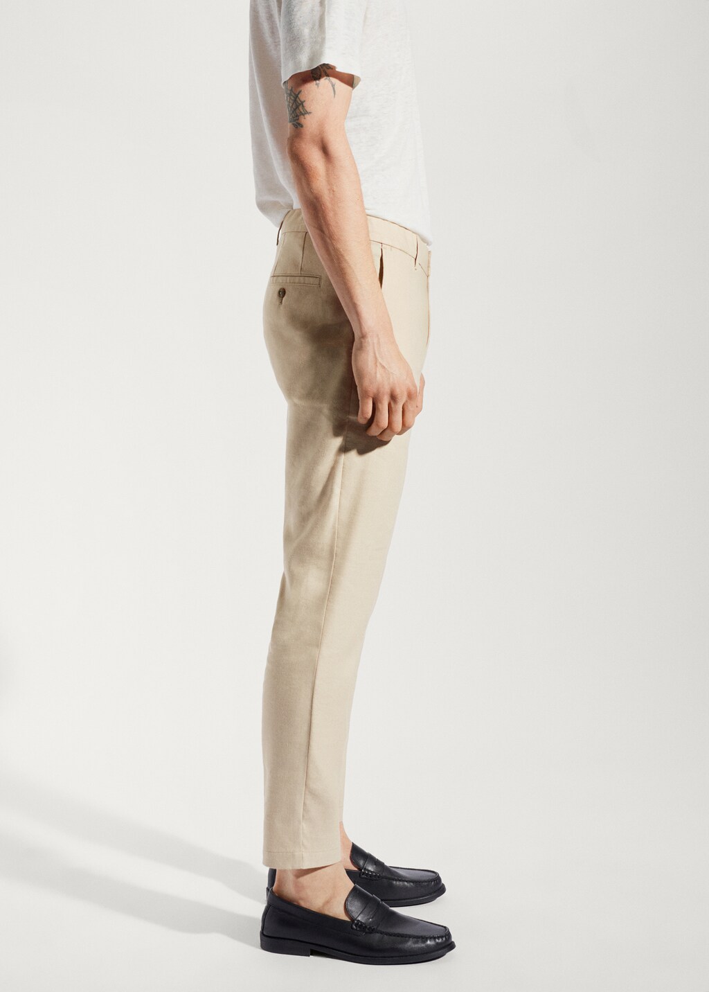 Pantalons slim fit lli cordill interior - Detall de l'article 2