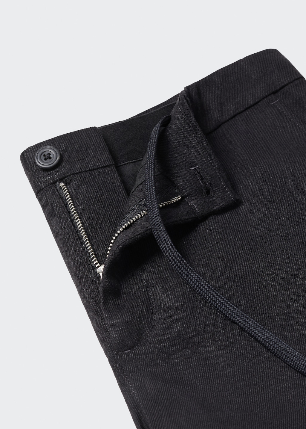 Slim Fit-Leinenhose mit Innenkordel - Detail des Artikels 8