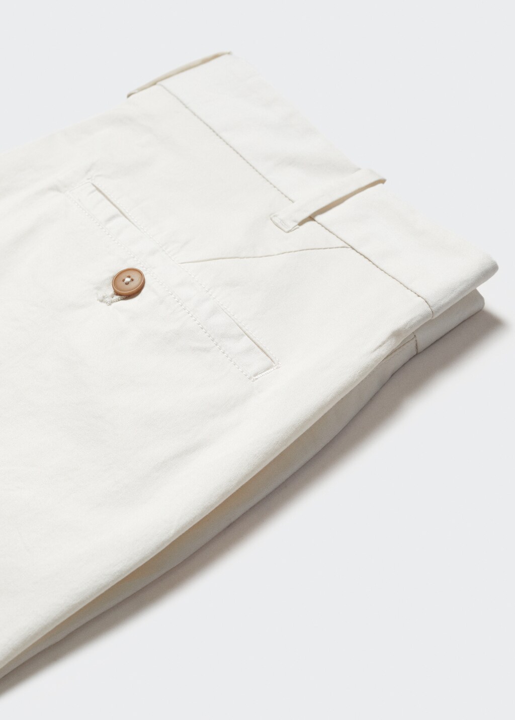 Slim-fit chino cotton bermuda shorts - Details of the article 8