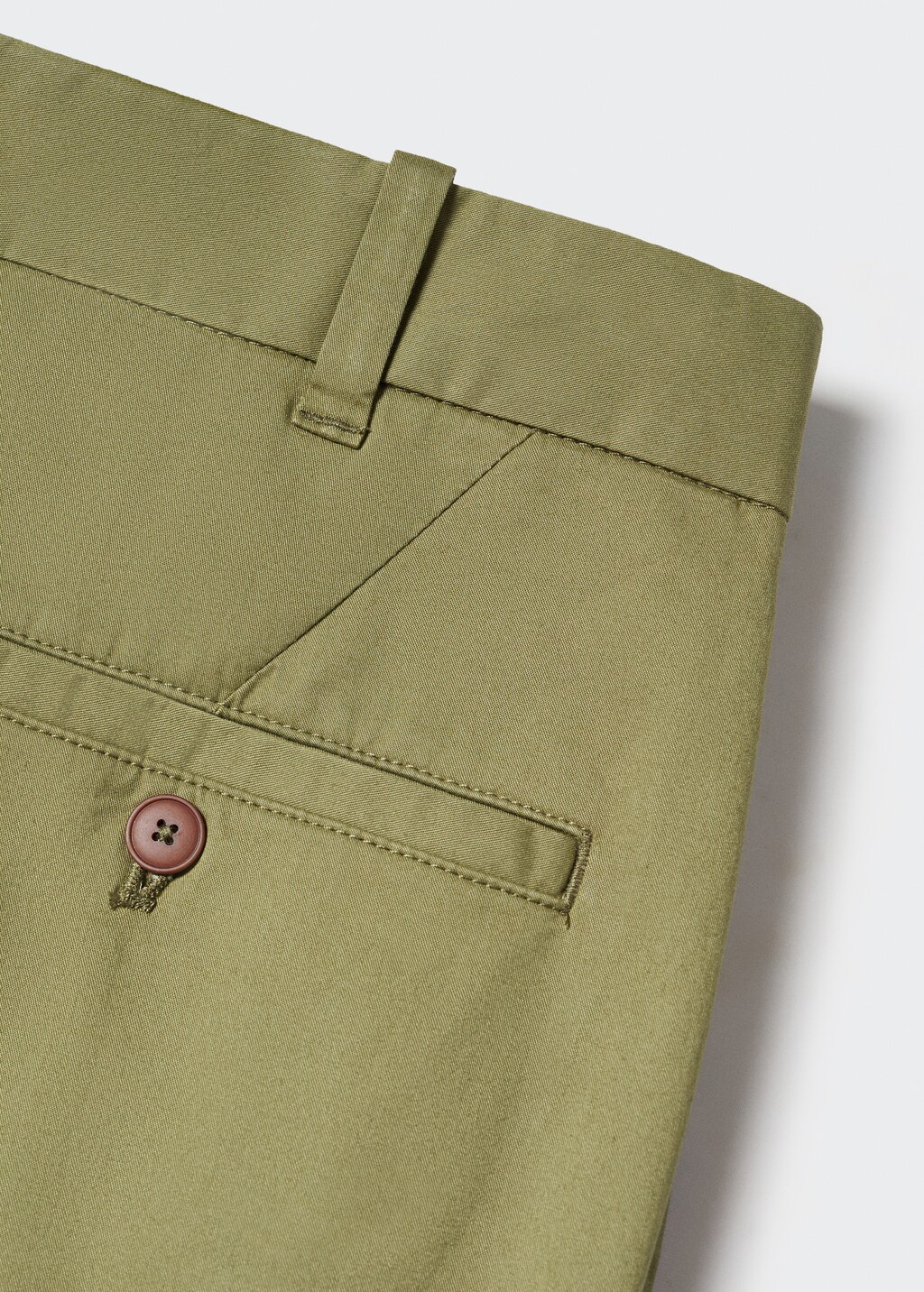 Slim-fit chino cotton bermuda shorts - Details of the article 8