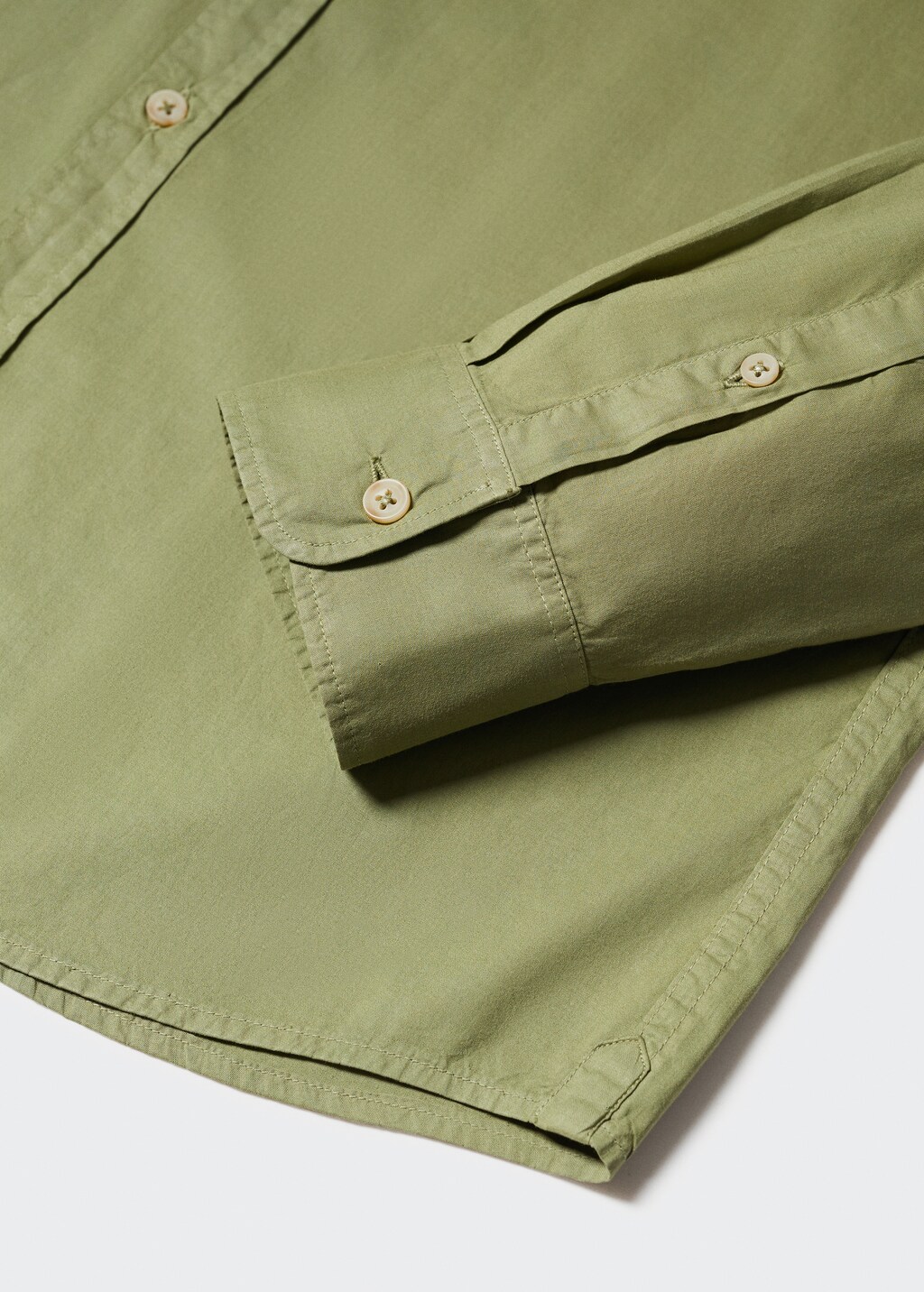 Regular-fit cotton voile shirt - Details of the article 8