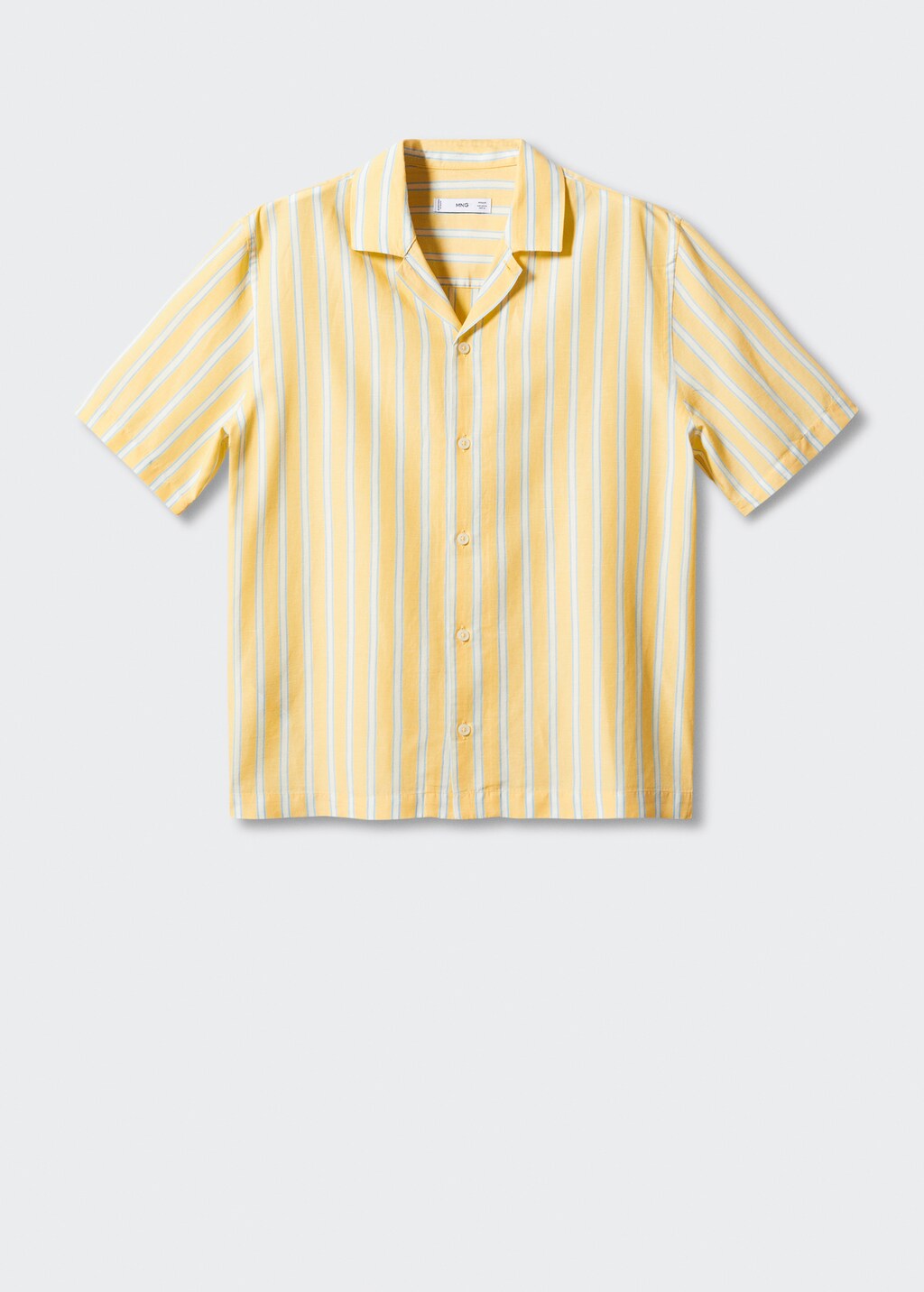 Striped cotton linen shirt - Article without model