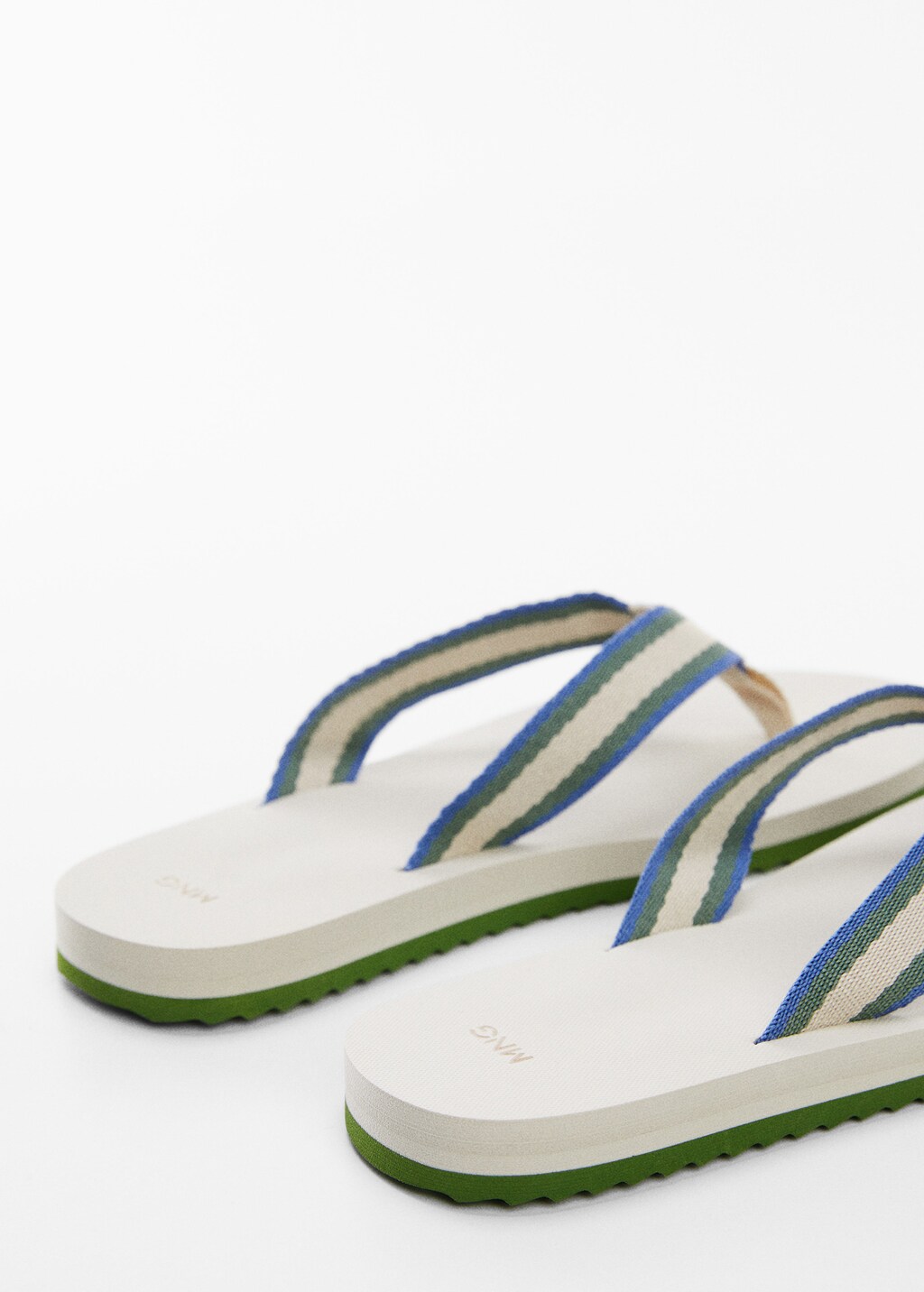 Flip-Flops mit farbigen Kontrastriemen - Detail des Artikels 2