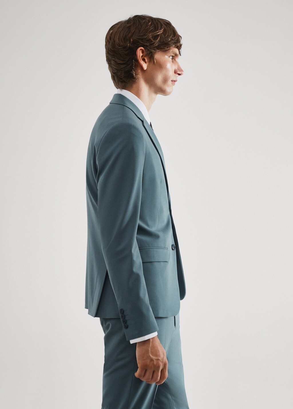 Super slim-fit blazer van stretch stof - Detail van het artikel 2