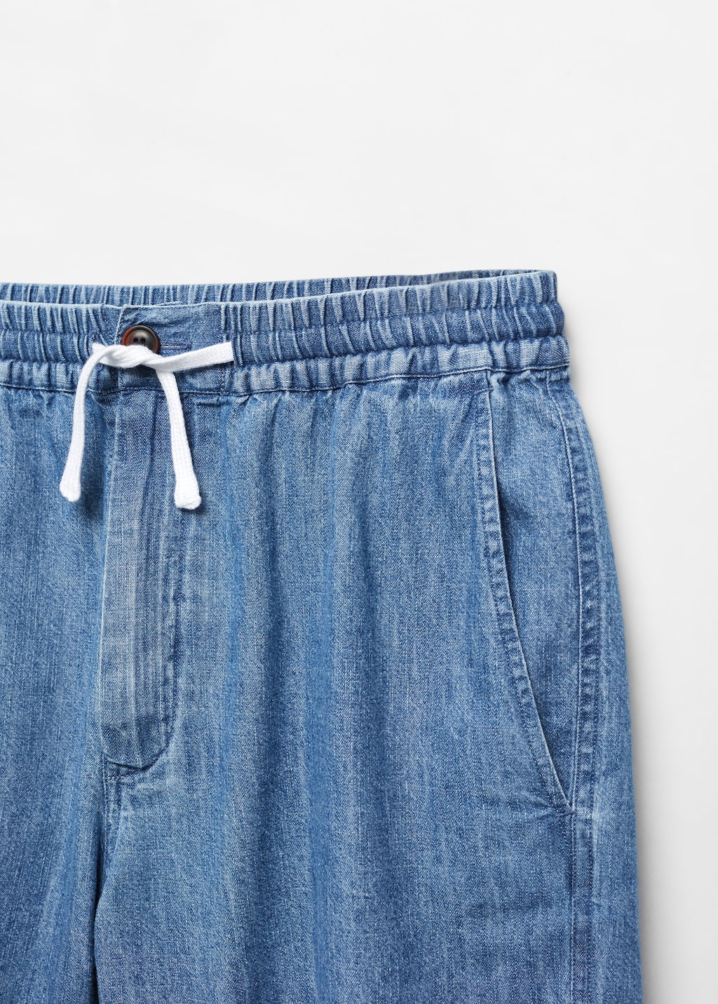 Chambray Bermuda shorts - Details of the article 8