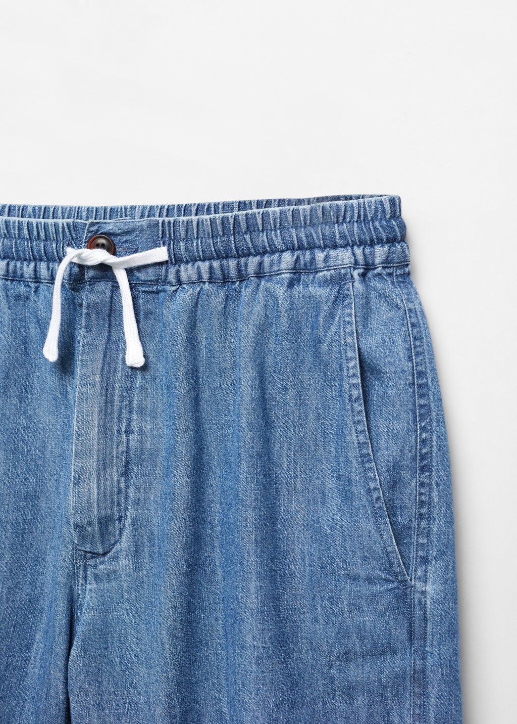 Chambray Bermuda shorts - Details of the article 8