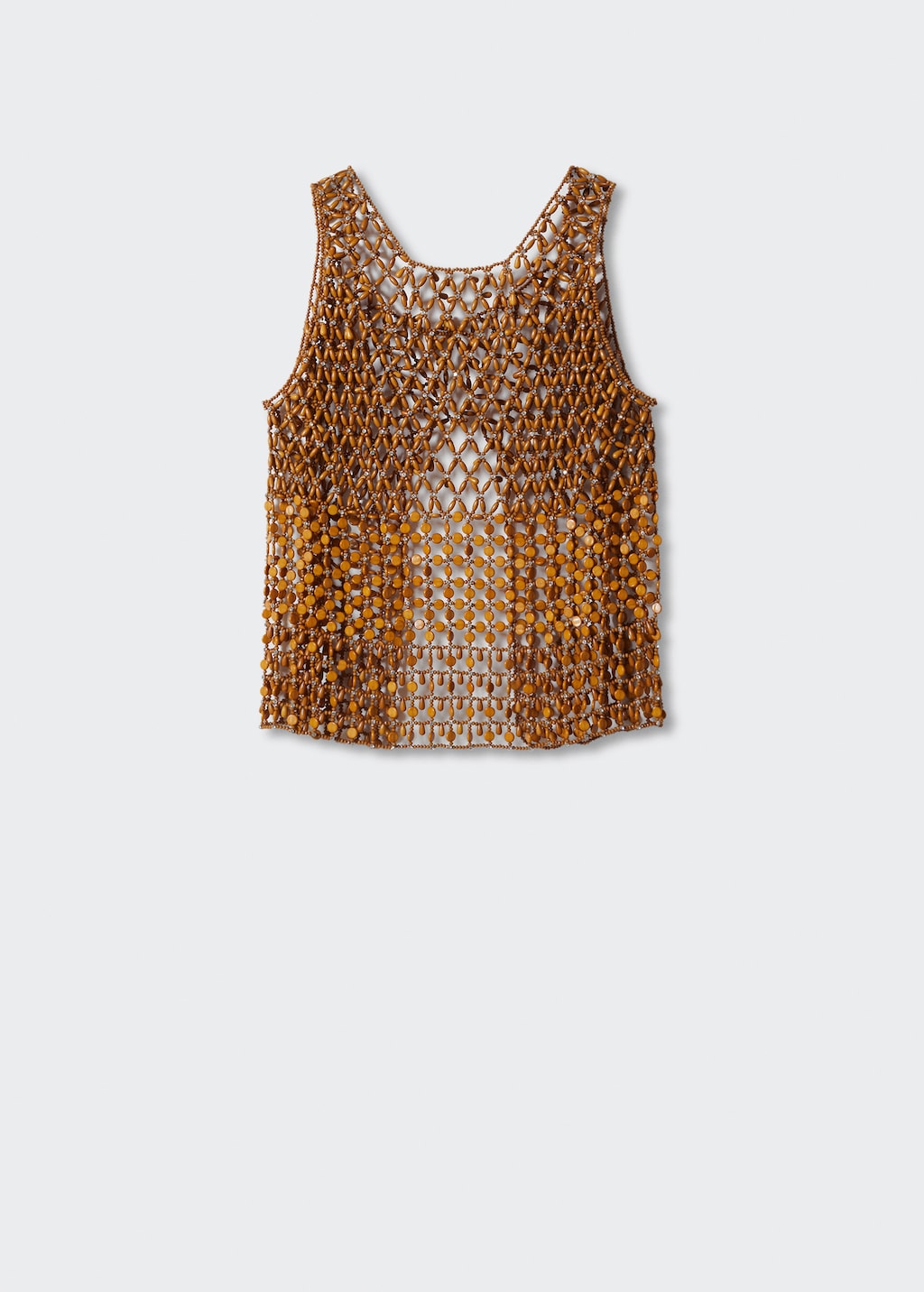 Beaded open-work top - Article without model