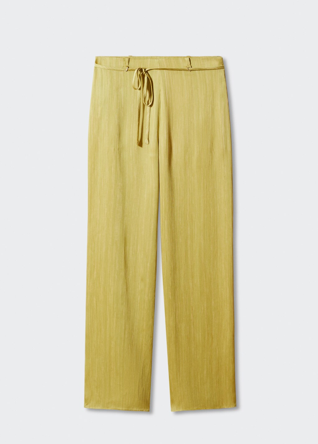 Satin pleated trousers - Article without model