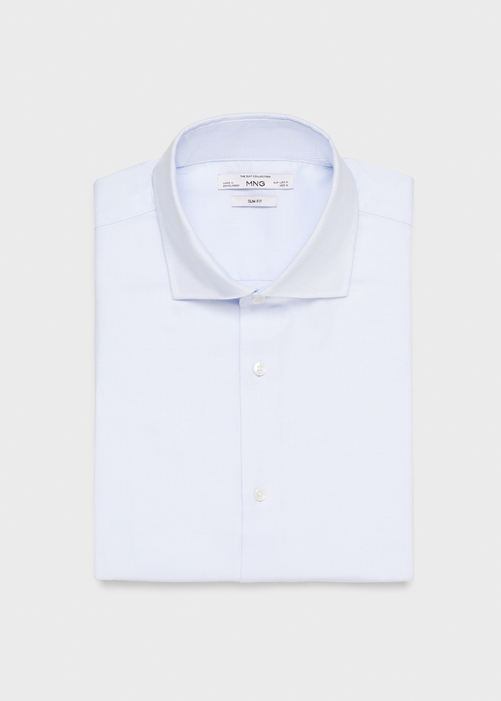 Camisa vestit slim fit estructura - Detall de l'article 8