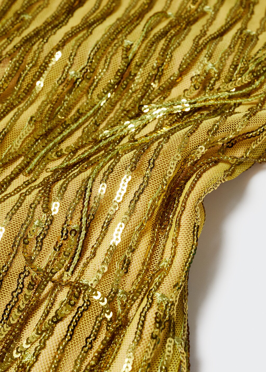 Metallic fringed dress - Details of the article 8