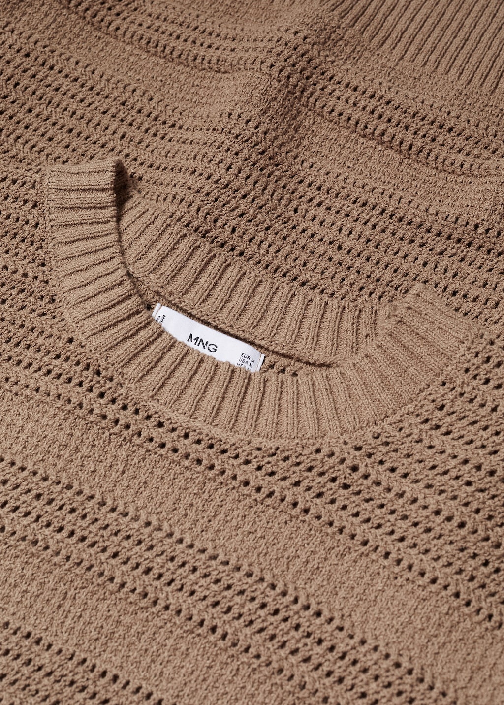 Baumwollpullover mit Lochmuster - Detail des Artikels 8