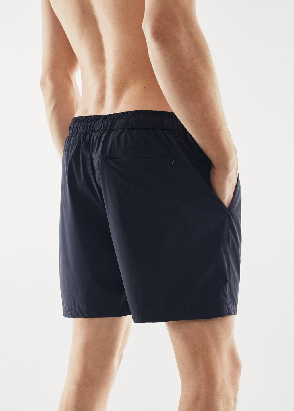 Cord plain swimming trunks - Details of the article 4