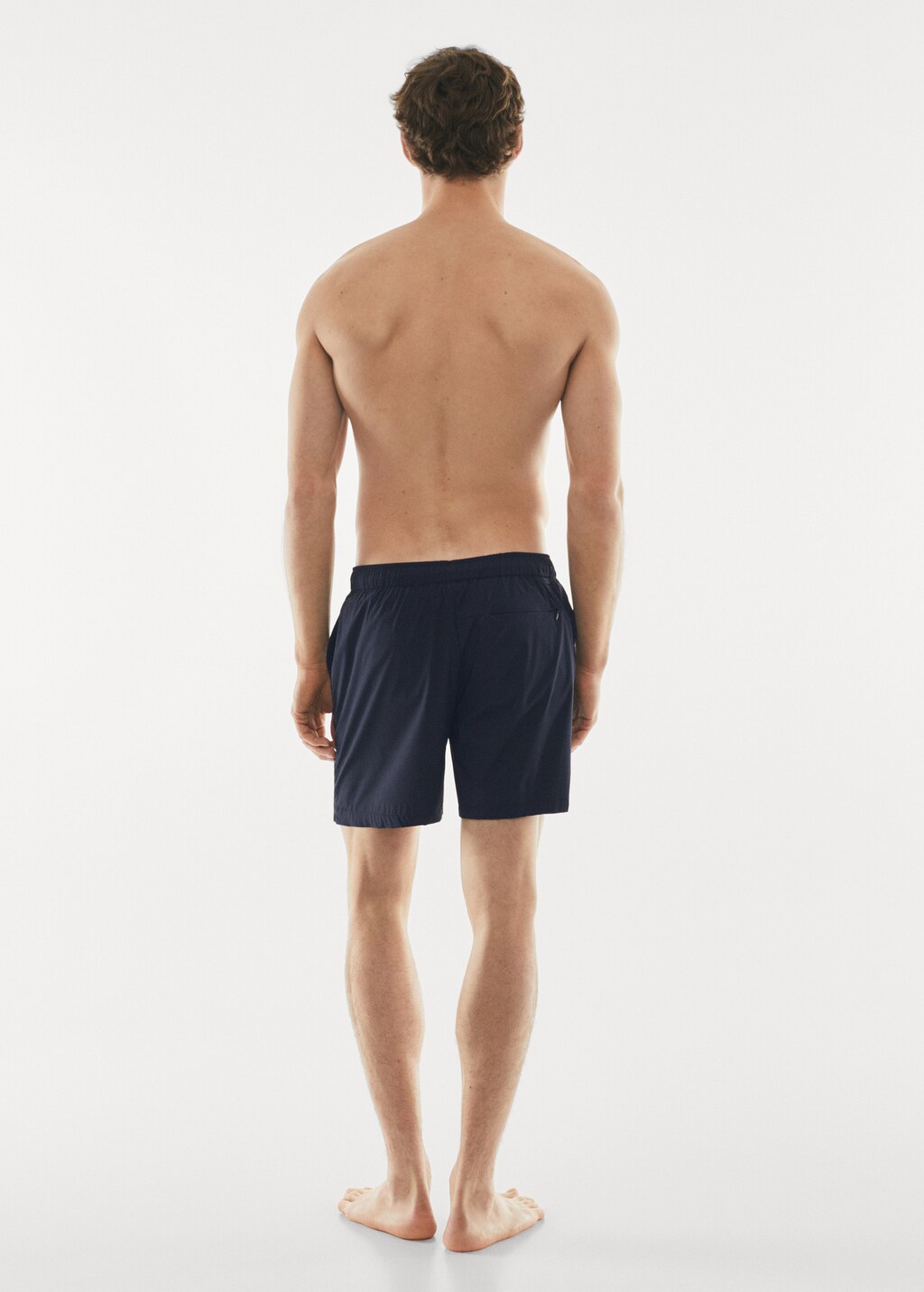 Cord plain swimming trunks - Reverse of the article