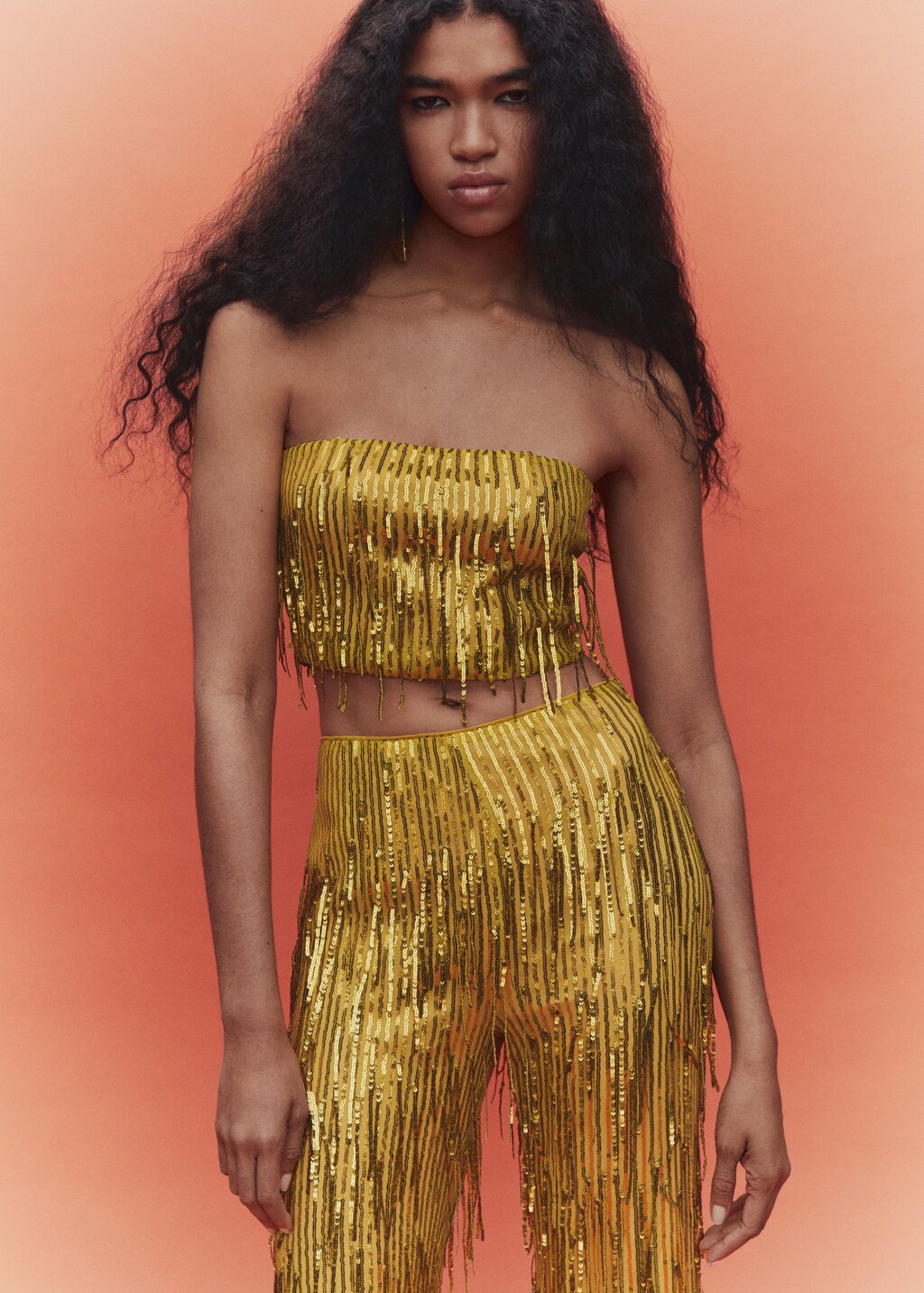 Metallic fringed top - Details of the article 7