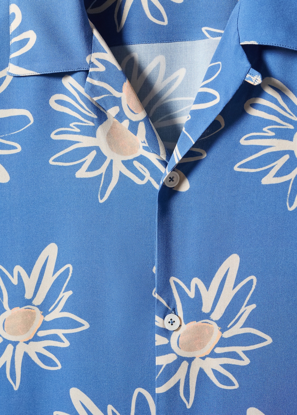 Bowling-collar floral-print shirt - Details of the article 8