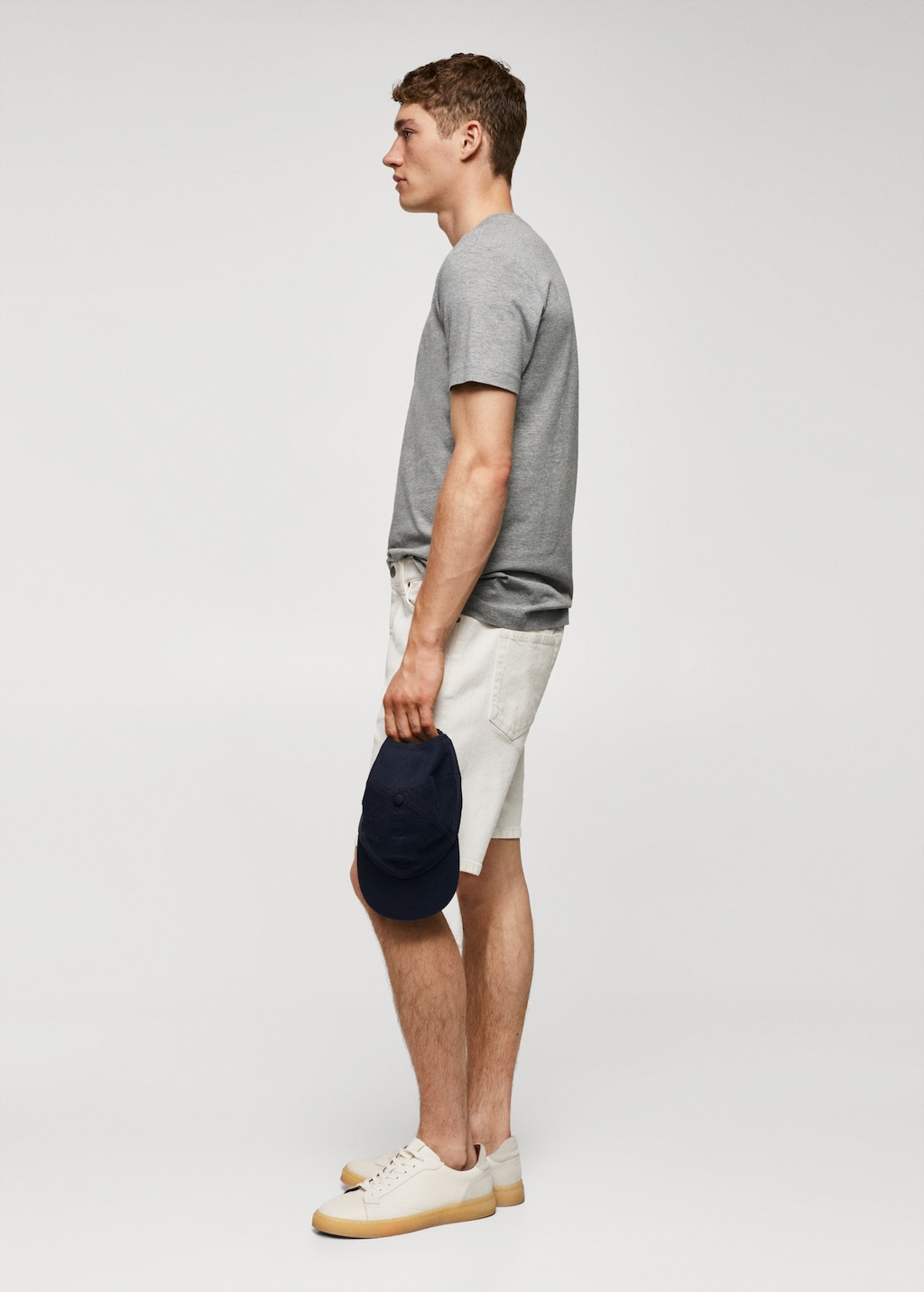 Basic cotton stretch t-shirt - Details of the article 2